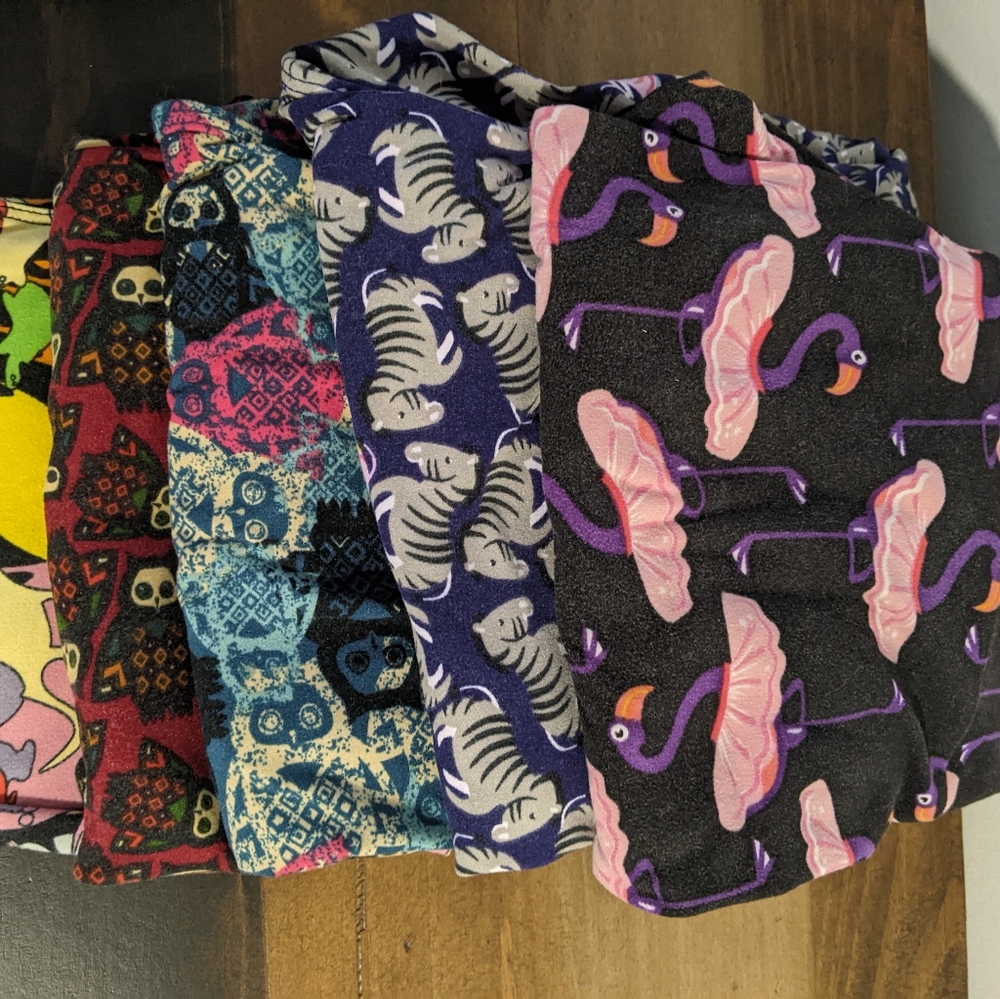 LulaRoe Leggings One Size Animal Prints